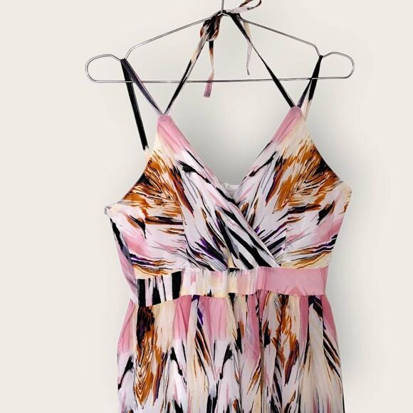 Harpa Womens Dress Sz Large Maxi Pink Blue Sundress  Glamourcore Princesscore - Picture 5 of 13